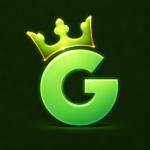1Go.Plus apk green G crown logo premium gaming app design